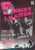 Skriet i natten 1956 poster Edmond O´Brien Brian Donlevy Natalie Wood Frank Tuttle Film Noir