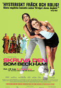 Skruva den som Beckham 2002 poster Keira Knightley Parminder Nagra Jonathan Rhys Meyers Gurinder Chadha Fotboll