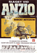 Lo sbarco di Anzio 1967 movie poster Robert Mitchum Peter Falk Robert Ryan Edward Dmytryk War