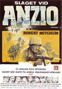 Slaget vid Anzio 1967 poster Robert Mitchum Peter Falk Robert Ryan Edward Dmytryk Krig