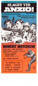 Lo sbarco di Anzio 1967 movie poster Robert Mitchum Peter Falk Robert Ryan Edward Dmytryk War