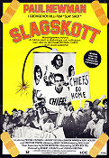 Slap Shot 1977 movie poster Paul Newman Michael Ontkean Strother Martin George Roy Hill Winter sports