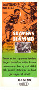 Slavens hämnd 1969 poster Jack Palance Milly Vitale Guy Rolfe Rudolph Maté Svärd och sandal