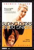 Sliding Doors 1998 movie poster Gwyneth Paltrow John Hannah John Lynch Peter Howitt Romance