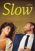 Slow 2023 movie poster Greta Grineviciute Kestutis Cicenas Pijus Ganusauskas Marija Kavtaradze Country: Lithuania