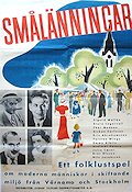 Smålänningar 1935 movie poster Sigurd Wallén Sture Lagerwall Sickan Carlsson Thor Modéen