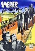 Smeder på luffen 1949 movie poster Anders Börje Åke Fridell Georg Skarstedt Hampe Faustman