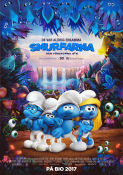 Smurfarna den försvunna byn 2017 poster Demi Lovato Kelly Asbury Animerat