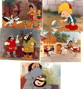 La flute a six schtroumpfs 1976 lobby card set Smurfarna Smurferna Smurfs Peyo Country: Belgium Animation From comics