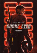 Snake Eyes: GI Joe Origins 2021 poster Henry Golding Andrew Koji Haruka Abe Robert Schwentke