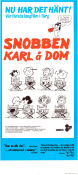 Snobben Karl å dom 1970 poster Peanuts Snobben Bill Melendez Från serier Animerat