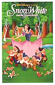 Snow White and the Seven Dwarfs 1937 movie poster Adriana Caselotti William Cottrell Animation