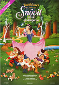 Snövit och de sju dvärgarna 1937 poster Adriana Caselotti William Cottrell Animerat