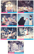 Snow White and the Seven Dwarfs 1937 lobby card set Adriana Caselotti William Cottrell Animation