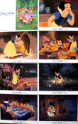 Snow White and the Seven Dwarfs 1937 lobby card set Animation