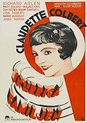 Three-Cornered Moon 1933 movie poster Claudette Colbert