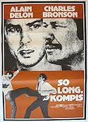 Adieu l´ami 1968 movie poster Charles Bronson Alain Delon Brigitte Fossey Jean Herman