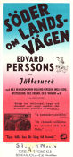 Söder om landsvägen 1936 movie poster Edvard Persson Inga-Bodil Vetterlund Fritiof Billquist Nils Ekman Mim Persson Gideon Wahlberg Find more: Skåne