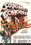 Last Days of Sodom and Gomorrah 1963 movie poster Stewart Granger Pier Angeli Robert Aldrich