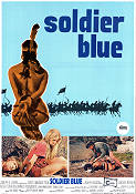 Soldier Blue 1970 movie poster Candice Bergen Peter Strauss Donald Pleasence Ralph Nelson
