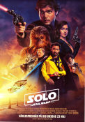 Solo: A Star Wars Story 2018 movie poster Alden Ehrenreich Joonas Suotamo Woody Harrelson Ron Howard Find more: Star Wars