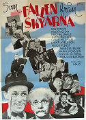 Som fallen från skyarna 1943 movie poster Nils Poppe John Botvid Nils Ericson Hilding Gavle