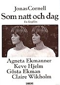 Som natt och dag 1967 poster Agneta Ekmanner Jonas Cornell