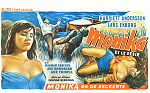 Sommaren med Monika 1953 poster Harriet Andersson Lars Ekborg Dagmar Ebbesen Åke Grönberg Åke Fridell Ingmar Bergman Strand Skärgård