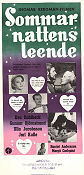 Smiles of a Summer Night 1956 movie poster Gunnar Björnstrand Ulla Jacobsson Harriet Andersson Eva Dahlbeck Ingmar Bergman