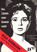 Sommarnattens leende 1956 poster Ulla Jacobsson Gunnar Björnstrand Harriet Andersson Eva Dahlbeck Ingmar Bergman