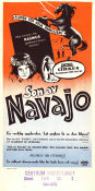 Navajo 1952 movie poster Francis Kee Teller John Mitchell Kee Teller Norman Foster Documentaries
