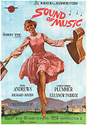 The Sound of Music 1965 movie poster Julie Andrews Christopher Plummer Eleanor Parker Robert Wise Music: Rodgers and Hammerstein Mountains Musicals