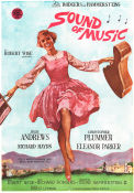 The Sound of Music 1965 movie poster Julie Andrews Christopher Plummer Eleanor Parker Robert Wise Music: Rodgers and Hammerstein Mountains Musicals