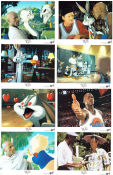 Space Jam 1996 lobby card set Michael Jordan Bill Murray Wayne Knight Bugs Bunny Snurre Sprätt Joe Pytka Sports Celebrities Animation