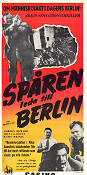 Die Spur führt nach Berlin 1952 movie poster Gordon Howard Irina Garden Kurt Meisel Frantisek Cap