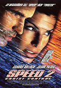 Speed 2: Cruise Control 1997 poster Sandra Bullock Jason Patric Willem Dafoe Jan de Bont