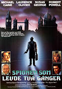 Spionen som levde två gånger 1984 poster Michael Caine Laurence Olivier Susan George Terence Young Agenter