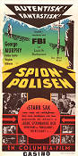 Spionpolisen 1952 poster George Murphy Finlay Currie Virginia Gilmore Alfred L Werker Film Noir Poliser