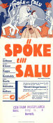 Spöke till salu 1939 movie poster Nils Poppe Annalisa Ericson Carl Reinholdz Hilding Gavle Tollie Zellman Ragnar Arvedson