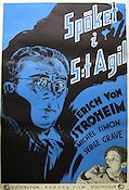 Les disparus de Saint-Agil 1938 movie poster Erich von Stroheim Glasses