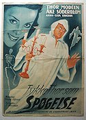 Spökreportern 1941 movie poster Åke Söderblom Thor Modéen