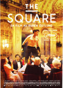 The Square 2017 movie poster Claes Bang Elisabeth Moss Dominic West Terry Notary Ruben Östlund