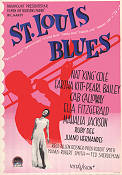 St Louis Blues 1958 poster Nat King Cole Allen Reisner