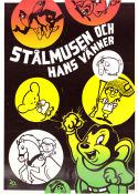 Stålmusen och hans vänner 1955 movie poster Mighty Mouse Production: Terrytoons Animation From TV