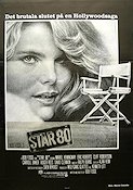 Star 80 1983 movie poster Mariel Hemingway Eric Roberts Cliff Robertson Bob Fosse Celebrities