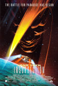 Star Trek: Insurrection 1998 poster Patrick Stewart Jonathan Frakes