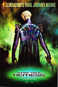 Star Trek: Nemesis 2002 movie poster Patrick Stewart Jonathan Frakes Brent Spiner Stuart Baird Find more: Star Trek