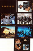 Starship Troopers 1997 lobby card set Casper Van Dien Denise Richards Dina Meyer Paul Verhoeven