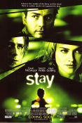 Stay 2005 poster Ewan McGregor Naomi Watts Ryan Gosling Marc Forster