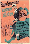 Sten Stensson kommer till stan 1945 movie poster Nils Poppe Elof Ahrle Naima Wifstrand Viveka Linder Ragnar Frisk Find more: Jitterbug Dance